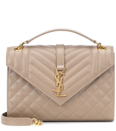 ysl beige envelope bag|YSL monogram envelope bag.